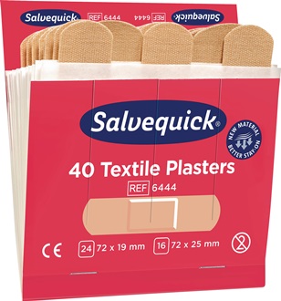 Pflasterstrips Salvequick elastisch 6 Nachfüllpack je 40 St.SALVEQUICK