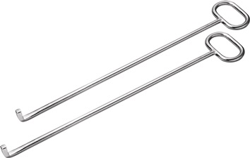 Kanaldeckelheber L.800mm m.L-Haken verz.H&Auml;RKE