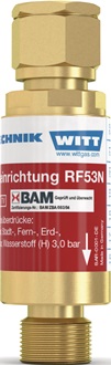 Sicherheitseinrichtung TYP RF 53 N G 1/4Zoll RH O2,Druckluft,n.brennbare Gase