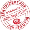 Certifié Stabulus DGUV-Regel 112-191