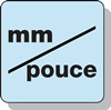 mm / pouce