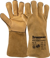 6 Paar Promat Leder Schweißerhandschuhe Kat.III Mühlheim II Super Gr.11 L.350mm