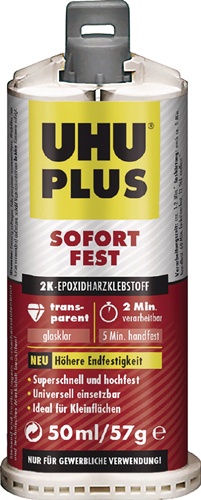 2K-Epoxidharzklebstoff PLUS SOFORTFEST farblos