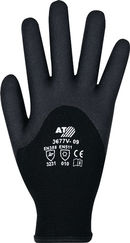 Kälteschutzhandschuhe schwarz EN 388,EN 511 PSA II - 1