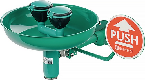 Augendusche ClassicLine m.Auffangbecken Wm.Anschl.3/4 IG Zoll B-SAFETY - 1