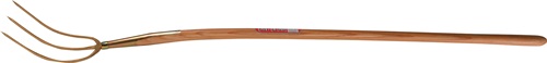 Streugabel Erntekönig Zinken-L.260 mm,3 Zinken geschmiedet,m.Stiel - 1