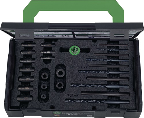 Schraubenausdrehersatz 49-U-B 5-M 16 25-tlg.inkl.passende HSS Bohrer KUKKO
