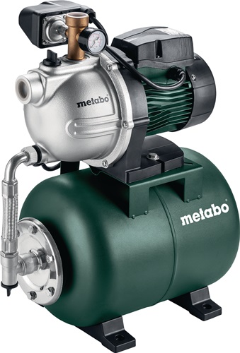 Hauswasserwerk HWW 3500/25 3500 l/h 45m 8m 900 W STA 24l METABO - 1