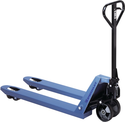 Gabelhubwagen STA taubenblau PROMAT - 1