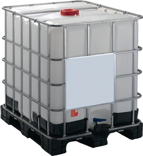 Gefahrgutcontainer 1000l L1200xB1000xH1171mm m.verz.Stahldrahtgitter/Ku.-Palette - 1