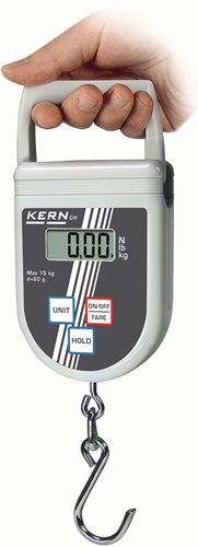 Hängewaage H175xB90xT30mm Wägebereich Ziffernschritt KERN