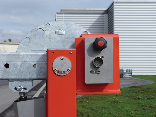 Schlosskasten m.Profilzylinder u.Feuerwehrdreikant f.Wegesperre - 1