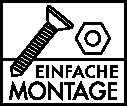 Mehrzweckspiegel Kunststoff,weiß DANCOP - 3