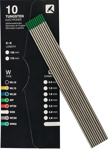 Wolframelektrode L.175mm gr&uuml;n TIGZONE - 1