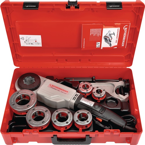 Gewindeschneidmaschine SUPERTRONIC&reg; 2000 Set,BSPT R 1/2-2Zoll 1010W ROTHENBERGER - 1