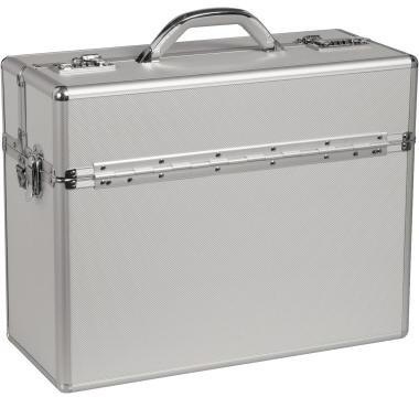 ALUMAXX Pilotenkoffer ALPHA 45100 Zahlenschloss 48x37,5x20cm silber - 1