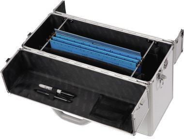 ALUMAXX Pilotenkoffer ALPHA 45100 Zahlenschloss 48x37,5x20cm silber - 3