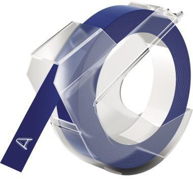 DYMO Pr&auml;geband 520106 9mmx3m sk Kunststoff gl&auml;nzend blau - 1