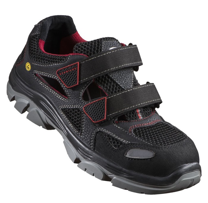 Sandale de sécurité THILO AIR pointure 40 noire/rouge - STABILUS