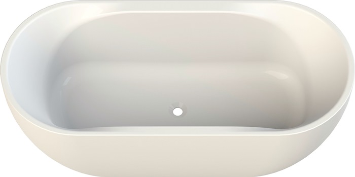 delphis unic Vorwand-Badewanne Monoblock, freistehend 180x80cm we