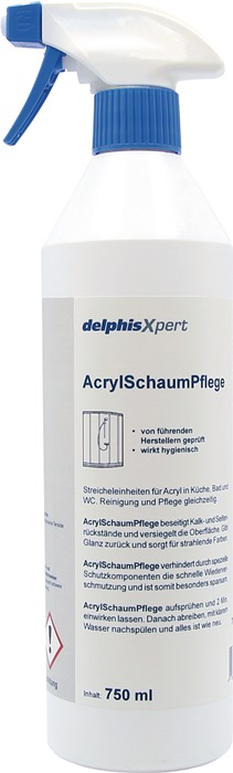 delphisXpert AcrylSchaumPflege 750ml, 6 Flaschen/Karton