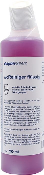 delphisXpert wcReiniger flüssig 750ml, 6 Flaschen/Karton