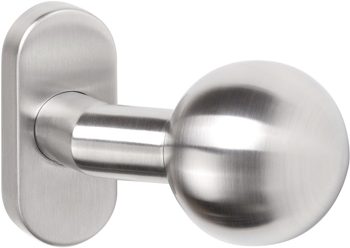 Bouton de cadre de porte TECWERK matériau acier inoxydable 60