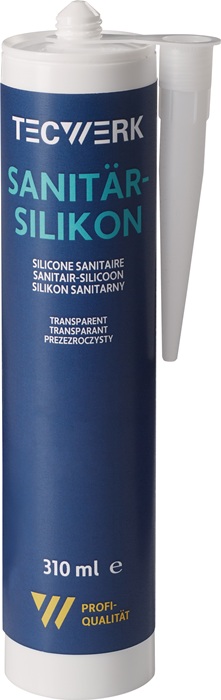 Silicone sanitaire TECWERK transparent