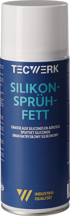 Graisse à pulvériser au silicone TECWERK blanc