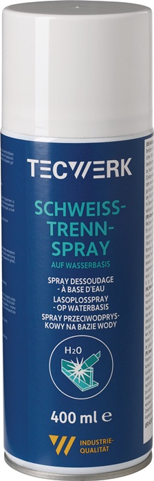 Spray séparateur de soudure à base d'eau TECWERK 400 ml