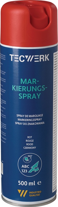 Spray de marquage TECWERK rouge