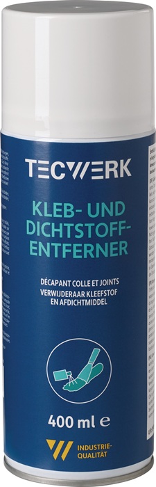 Nettoyant adhésifs/enduits d'étanchéité TECWERK 400 ml