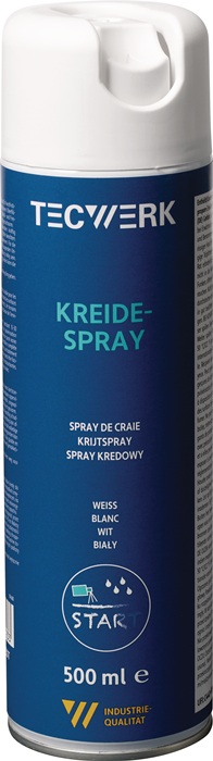 Spray à craie TECWERK blanc