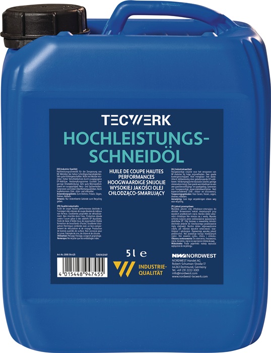 Huile de coupe à haute performance TECWERK 5 l