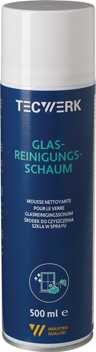 Mousse de nettoyage pour verre TECWERK 500 ml