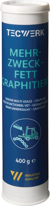 Graisse multiusage graphitée TECWERK 400 g noir