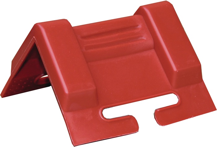 Cornière de protection des chants TECWERK longueur du poteau 95 x 95 mm rouge