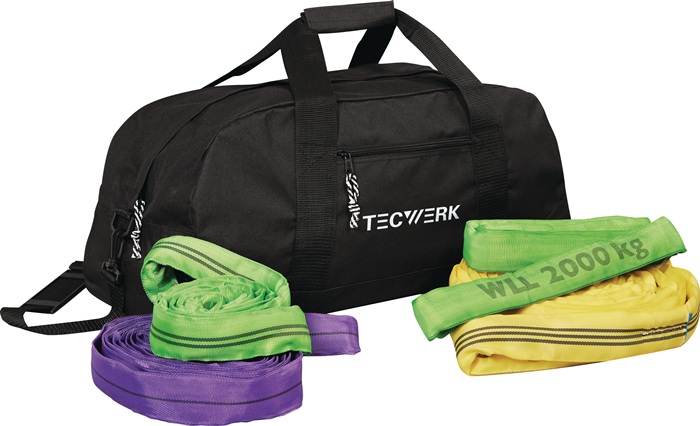 Kit d’élingues rondes TECWERK 10 pcs.