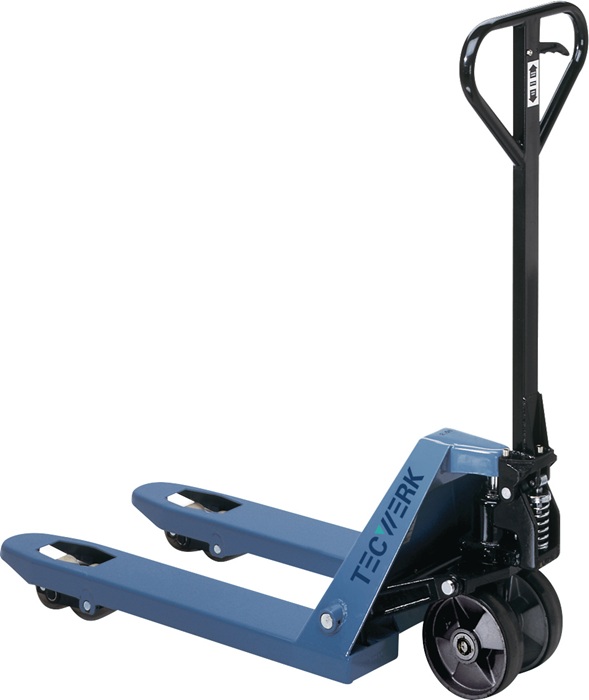 Transpalette TECWERK L.fourch.800 mm cap.charge 2500 kg acier
