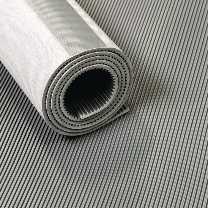 Natte isolante en caoutchouc TECWERK W. 1,0 m L. 10 m Épaisseur 4,5 mm
