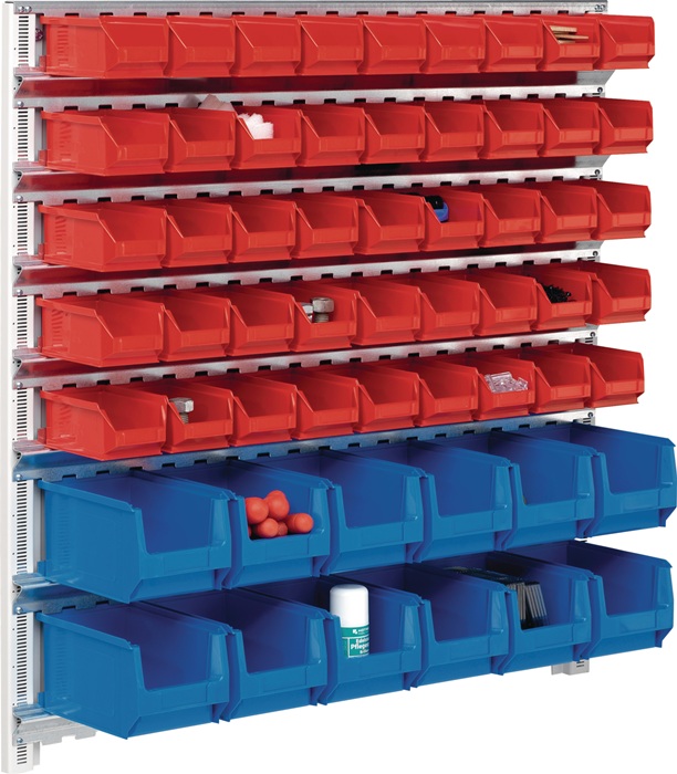Jeu de boîtes de rangement ouvertes TECWERK H1000xl1010xP255 mm acier galvanisé