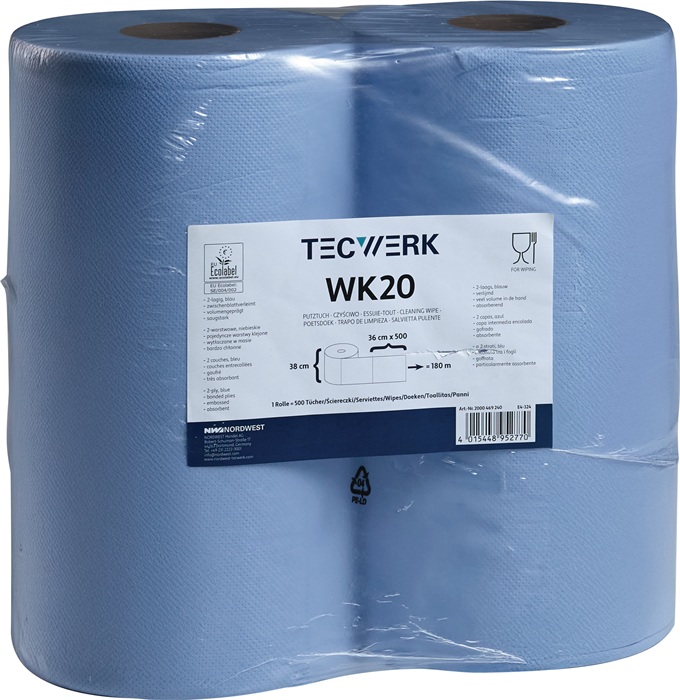 Essuie-tout TECWERK L380xl360env. mm