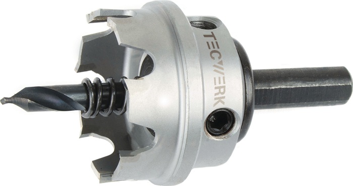 Scie cloche TECWERK D. de la scie 16 mm prof. de coupe 4 mm