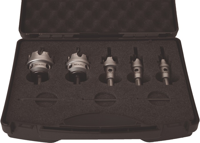 Jeu de scies cloches TECWERK 8 pièces 16 - 40 mm