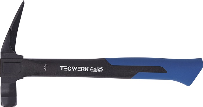 Marteau de charpentier TECWERK poids de la tête 600 g avec aimant
