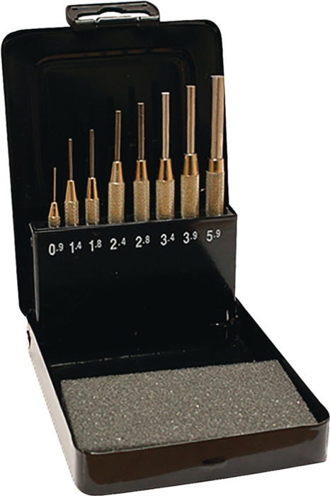 Jeu de chasse-goupilles TECWERK 8 pièces 0,9-5,9