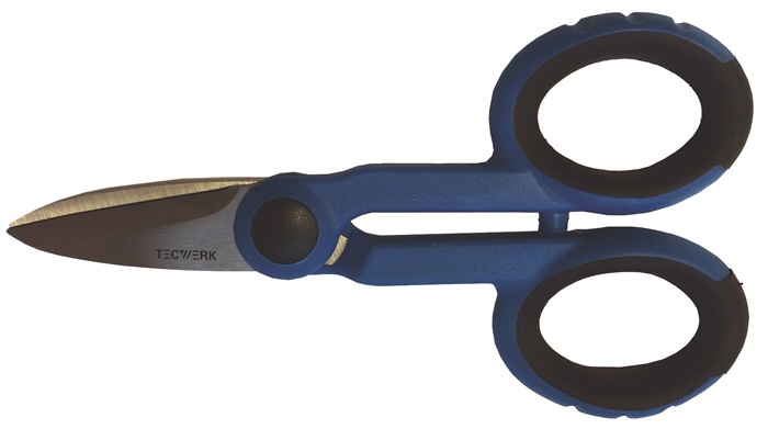 Ciseaux pour électricien/artisan TECWERK longueur 140 mm