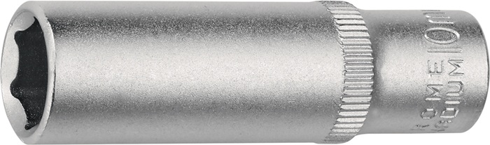 Embout de clé à douille longue TECWERK 1/4 po. 6 pans, long