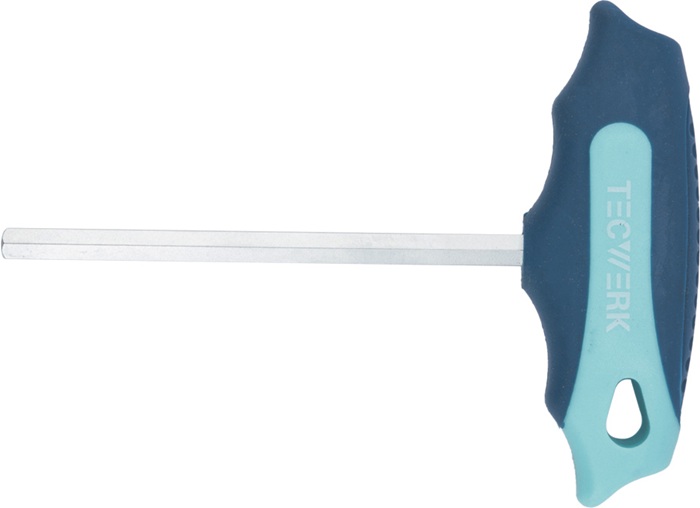 Clé à douille avec poignée transversale TECWERK ouv. de clé 2 mm