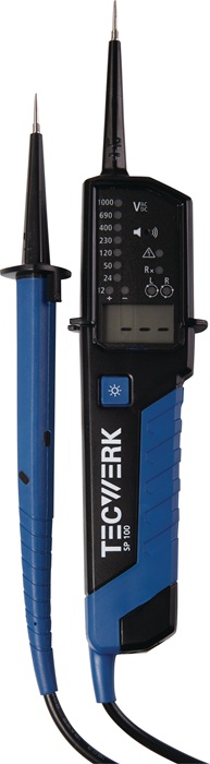 Testeur de tension/continuité TECWERK 6-1 000 / 6-1 500 V AC/DC